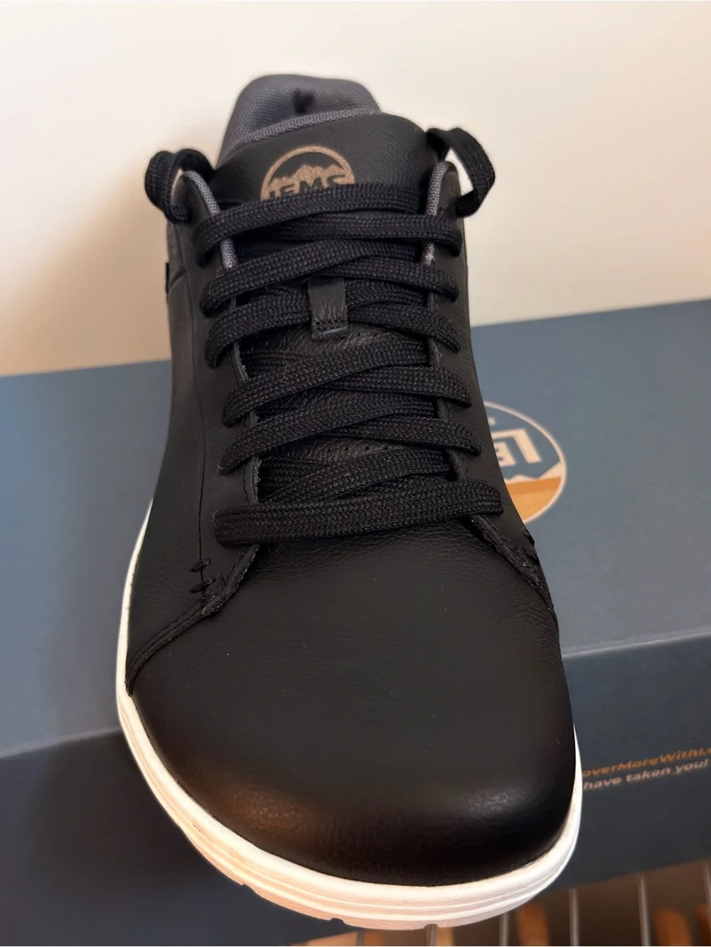 Lems Kourt Black Top Men’s Casual Sneakers - Black